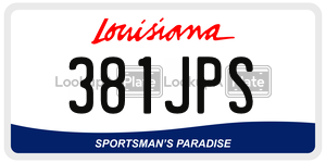 381JPS  license plate in LA