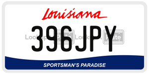 396JPY  license plate in LA