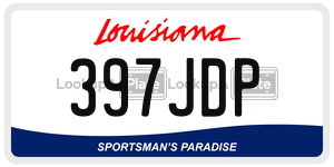 397JDP  license plate in LA