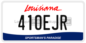410EJR  license plate in LA