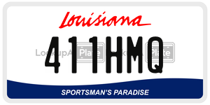 411HMQ  license plate in LA