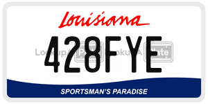 428FYE  license plate in LA