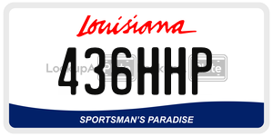 436HHP  license plate in LA