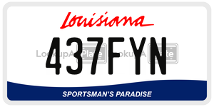 437FYN  license plate in LA