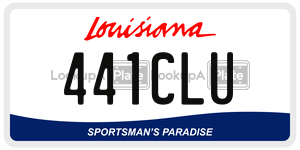 441CLU  license plate in LA