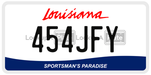 454JFY  license plate in LA