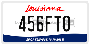 456FTO  license plate in LA