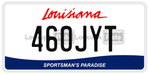 460JYT  license plate in LA