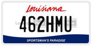 462HMU  license plate in LA