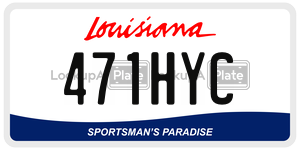 471HYC  license plate in LA