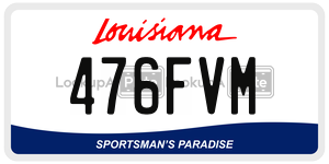 476FVM  license plate in LA