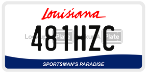 481HZC  license plate in LA