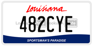 482CYE  license plate in LA