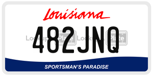 482JNQ  license plate in LA