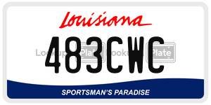 483CWC  license plate in LA