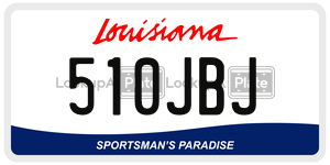 510JBJ  license plate in LA