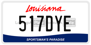 517DYE  license plate in LA