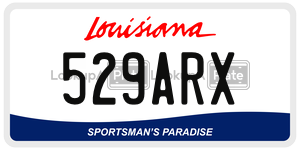 529ARX  license plate in LA