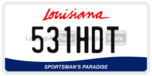 531HDT  license plate in LA