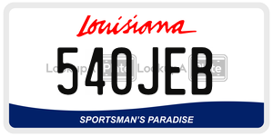 540JEB  license plate in LA