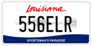 556ELR  license plate in LA