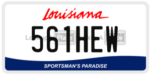 561HEW  license plate in LA