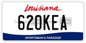 620KEA  license plate in LA