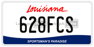 628FCS  license plate in LA