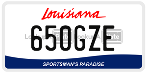 650GZE  license plate in LA