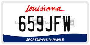 659JFW  license plate in LA