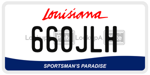 660JLH  license plate in LA