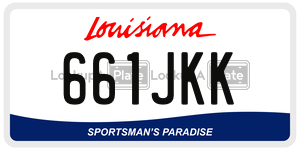 661JKK  license plate in LA
