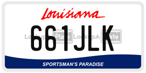 661JLK  license plate in LA