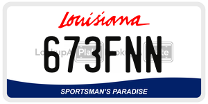 673FNN  license plate in LA