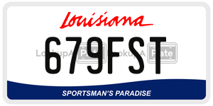 679FST  license plate in LA