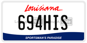 694HIS  license plate in LA