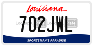 702JWL  license plate in LA