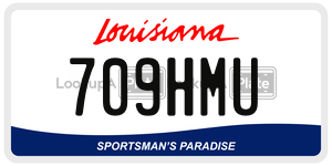 709HMU  license plate in LA