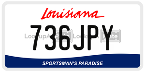 736JPY  license plate in LA