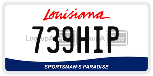 739HIP  license plate in LA