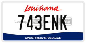 743ENK  license plate in LA