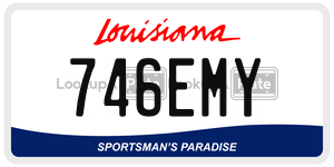 746EMY  license plate in LA