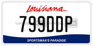 799DDP  license plate in LA