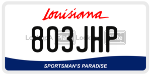 803JHP  license plate in LA