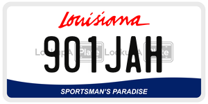 901JAH  license plate in LA