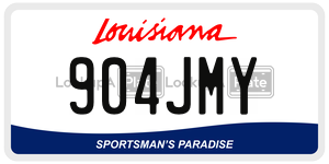 904JMY  license plate in LA