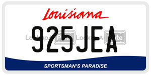 925JEA  license plate in LA