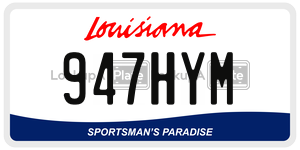 947HYM  license plate in LA
