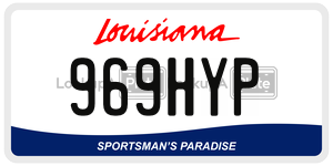 969HYP  license plate in LA