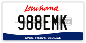 988EMK  license plate in LA